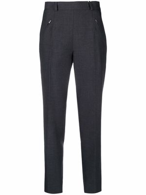 Maison Margiela high-waisted slim-fit trousers - Grey