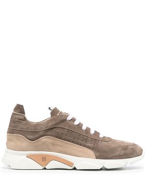 MOMA leather low-top sneakers - Brown