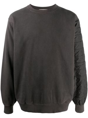 AMBUSH quilted back sweatshirt - Black