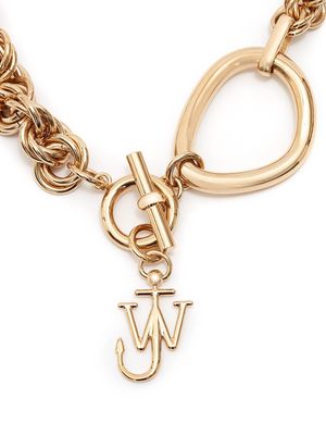 JW Anderson oversized chain-link JW Anchor choker - Gold