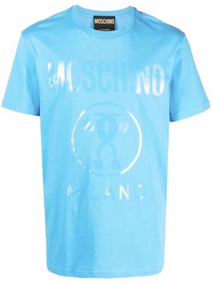 Moschino logo-print short-sleeved T-shirt - Blue