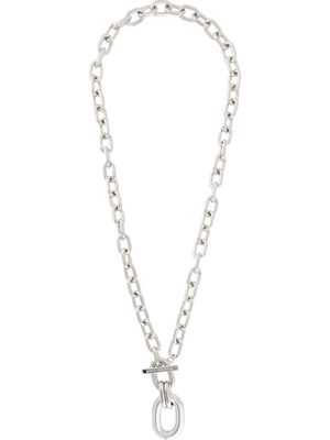 Paco Rabanne toggle chain pendant necklace - Silver