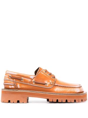 CamperLab Eli lace-up loafers - Orange