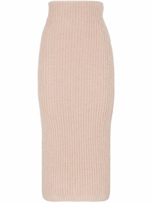 Fendi high-waisted pencil skirt - Pink