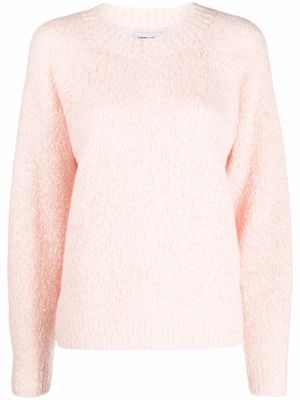 Kenzo logo-patch long-sleeved pullover - Pink