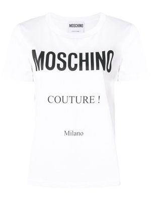 Moschino logo-print T-shirt - White