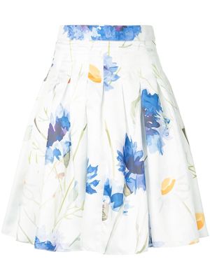 Bambah Carnation mini skirt - White