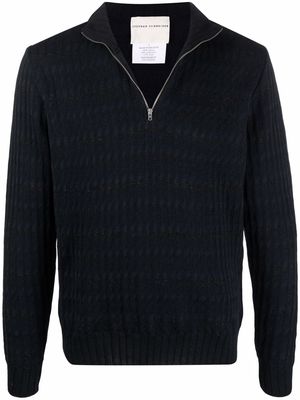 Stephan Schneider Sangiovese knitted zipped jumper - Blue