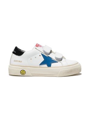 Golden Goose Kids May touch-strap low-top sneakers - White