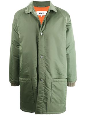 YMC Jocks button-up coat - Green