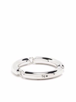 Le Gramme 5g polished link ring - Silver
