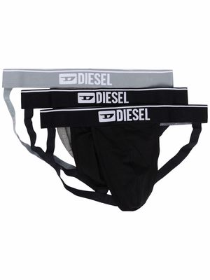 Diesel colour-block boxer shorts - Black