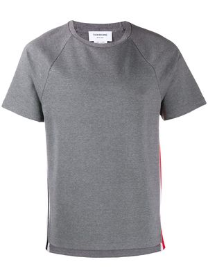 Thom Browne interlock RWB stripe T-shirt - Grey
