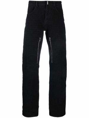 Givenchy 4G straight-leg jeans - Black