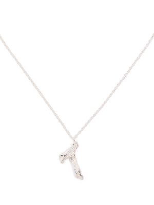 LOVENESS LEE T Alphabet necklace - Silver