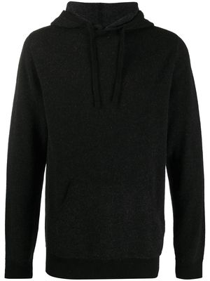 ASPESI fine knit hooded jumper - Black
