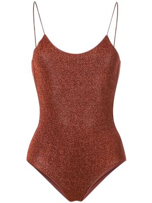 Oséree glittered swimsuit - Brown