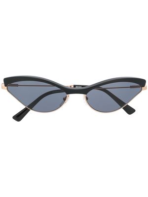 Moschino Eyewear cat eye frame sunglasses - Black