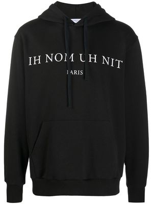 Ih Nom Uh Nit logo hooded sweatshirt - Black