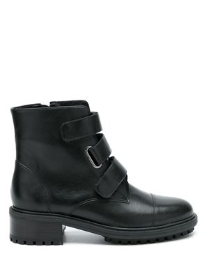 Studio Chofakian Milestone leather combat boots - Black