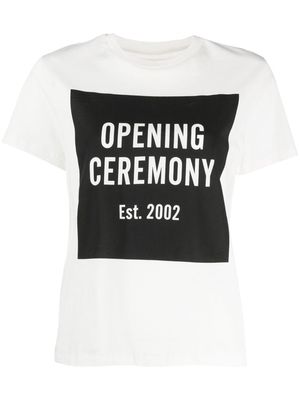 Opening Ceremony box-logo T-shirt - White