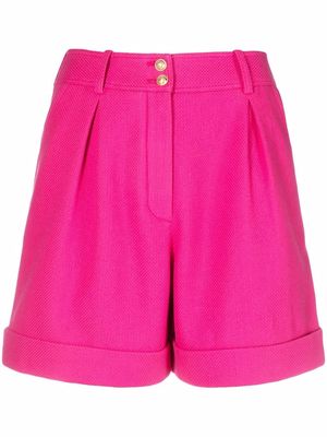 Balmain high-waisted tailored shorts - Pink