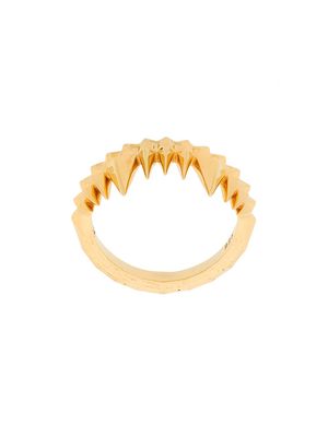 Kasun London Crocodile Bite ring - Metallic