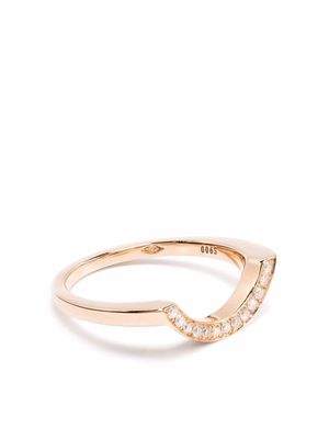 Loyal.e Paris 18kt recycled rose gold Intrépide diamond pavé ring - Pink