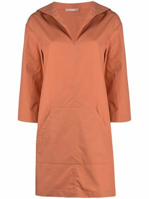 12 STOREEZ organic cotton mini dress - Orange