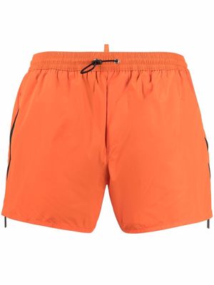 Dsquared2 drawstring swim shorts - Orange