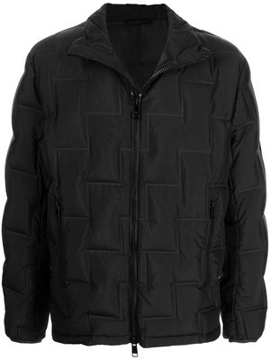 Armani Exchange zip-fastening padded jacket - Black