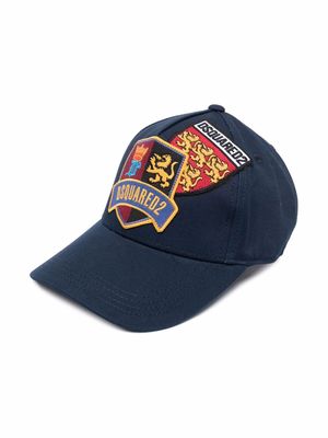 Dsquared2 Kids logo-patch baseball cap - Blue