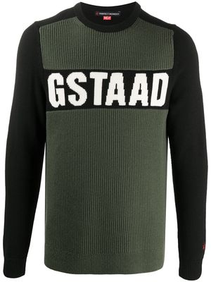 Perfect Moment Gstaad intarsia jumper - Green