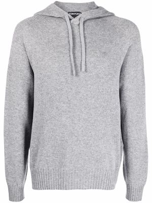 TOM FORD long-sleeve cashmere hoodie - Grey