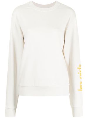 Les Girls Les Boys fitted crew neck sweater - Neutrals