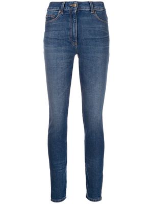 Moschino faded skinny jeans - Blue