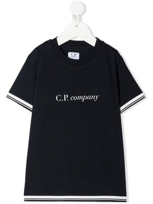 C.P. Company Kids logo-print T-shirt - Blue