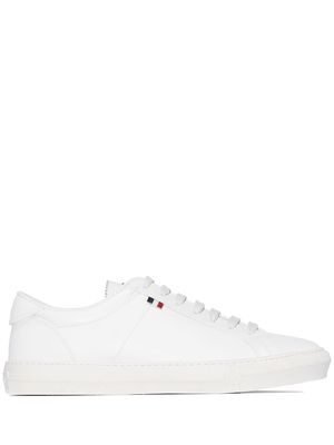 Moncler New Monaco leather sneakers - White