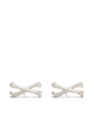 Claire English Bucanner stud earring - Silver