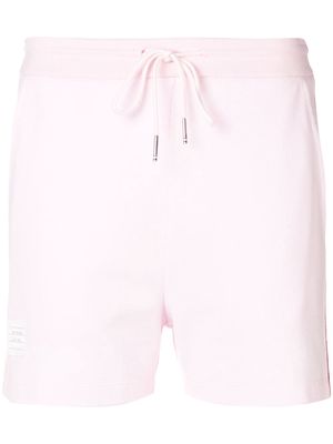 Thom Browne Rwb Stripe Piqué Shorts - Pink