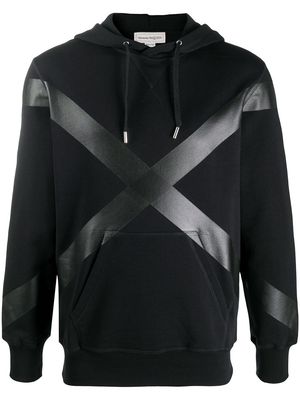 Alexander McQueen appliqué detail hoodie - Black