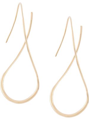 BAR JEWELLERY Drift twisted earrings - Gold