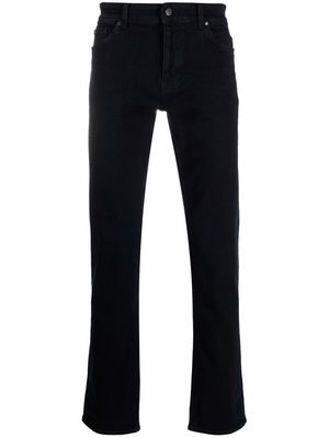BOSS low-rise straight jeans - Blue