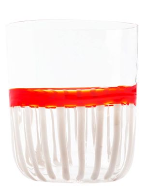 Carlo Moretti striped vase - Red