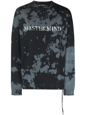 Mastermind Japan tie-dye logo sweatshirt - Blue