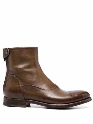 Alberto Fasciani Windy leather boots - Brown