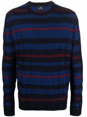 PS Paul Smith striped pattern jumper - Blue