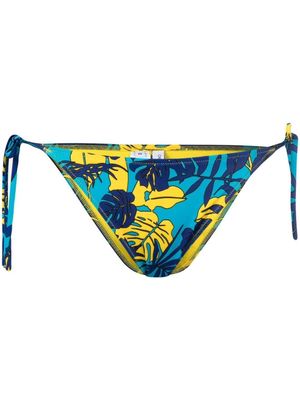 Calvin Klein string side-tie bikini bottoms - Blue