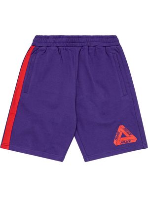 Palace Verto logo-print track shorts - Purple