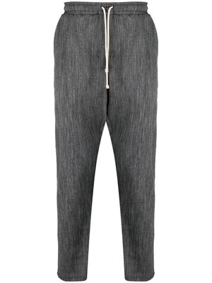 Alchemy drawstring wool-blend trousers - Grey
